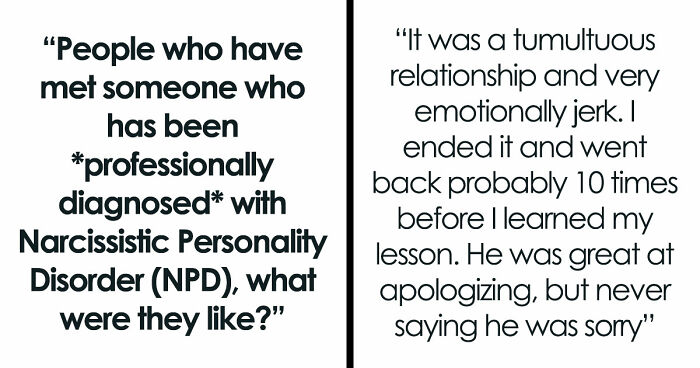 Diagnosed Narcissists Leave A Mark On Everyone They Meet And These 32 Stories Prove Exactly How