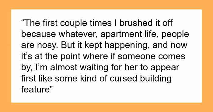 Woman Plays Concierge With Neighbor’s Guests, Acts Offended As He Politely Asks Her To Stop