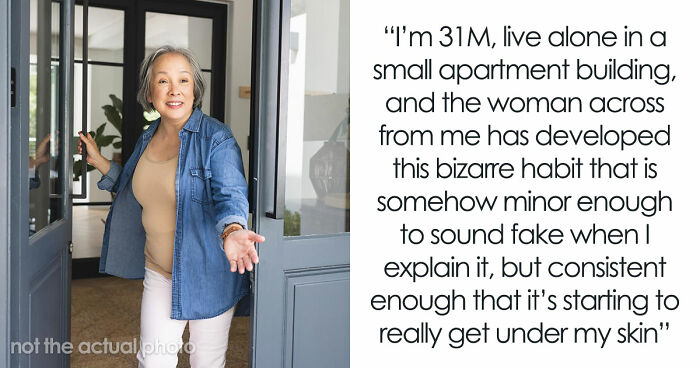 Woman Plays Concierge With Neighbor’s Guests, Acts Offended As He Politely Asks Her To Stop