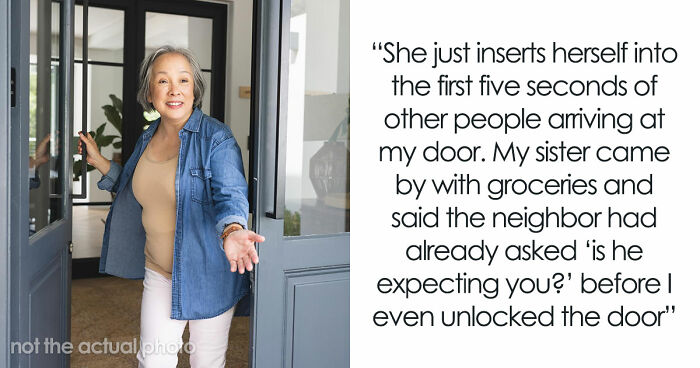 Woman Plays Concierge With Neighbor’s Guests, Acts Offended As He Politely Asks Her To Stop