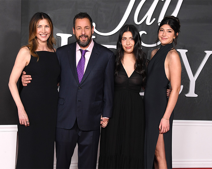 Cast members at Netflix comedy event, dressed formally, as viewers react to nepotism in the new show.