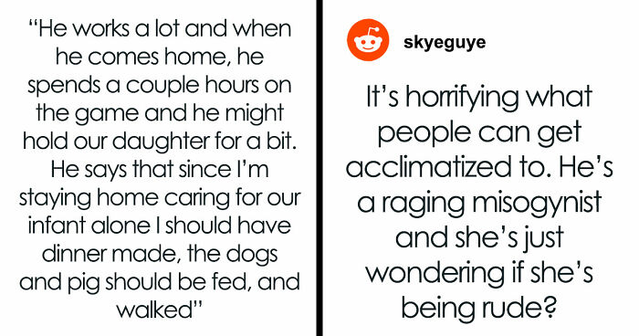 Toxic Man Calls Stay-At-Home Wife “Lazy Waste Of Space,” Tells Her To Finish Chores To Get His Love