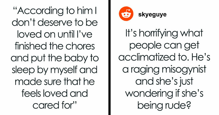 Toxic Man Calls Stay-At-Home Wife “Lazy Waste Of Space,” Tells Her To Finish Chores To Get His Love