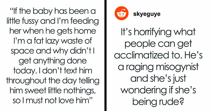Toxic Man Calls Stay-At-Home Wife “Lazy Waste Of Space,” Tells Her To Finish Chores To Get His Love