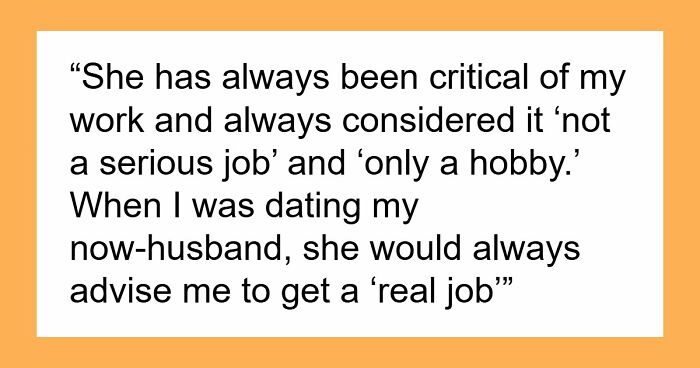 MIL Demands Free Painting From Woman She Constantly Made Fun Of: “It’s Not A Serious Job”