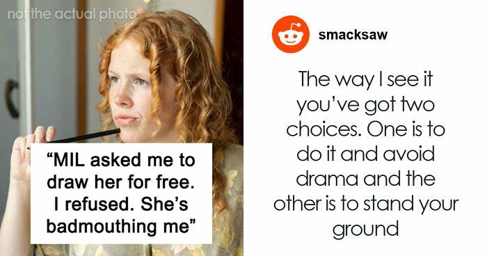 MIL Demands Free Painting From Woman She Constantly Made Fun Of: “It’s Not A Serious Job”