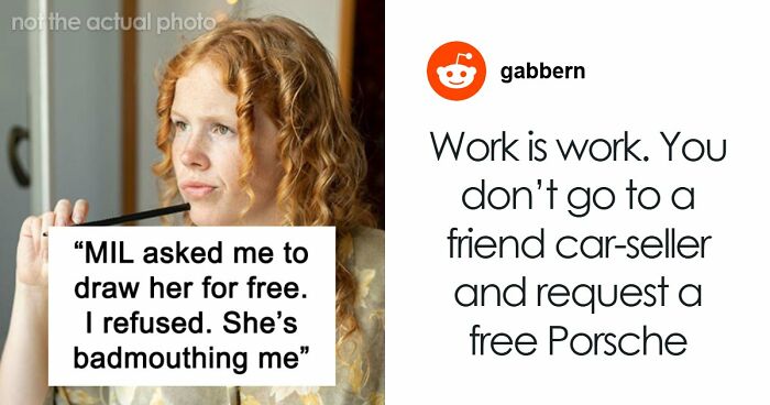 MIL Demands Free Painting From Woman She Constantly Made Fun Of: “It’s Not A Serious Job”