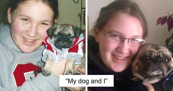 60 Precious Photos Of Pets Who Have Grown Up Alongside Their Owners (New Pics)