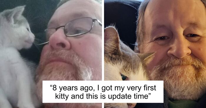 60 Precious Photos Of Pets Who Have Grown Up Alongside Their Owners (New Pics)