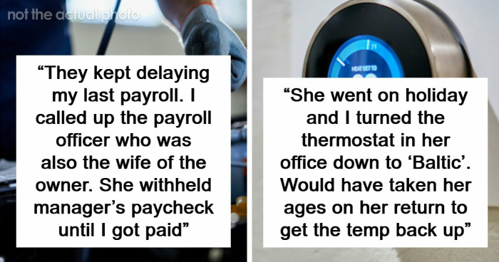 37 Petty, Savage And Satisfying Acts Of Revenge Against Toxic Bosses