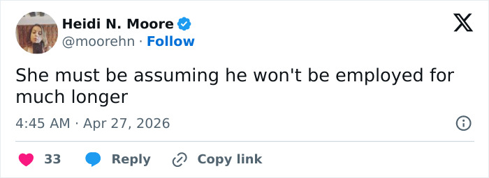 Pete Hegseth's Wife Faces Backlash Over "Temu" Dress For White House Correspondents' Dinner