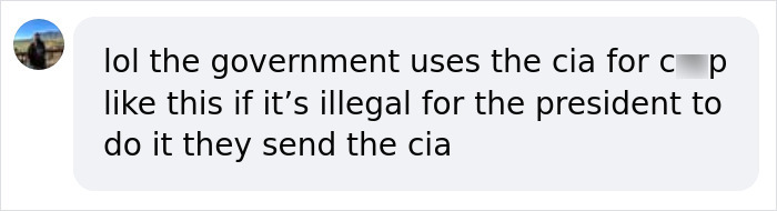 Screenshot of a social media comment discussing government and CIA, linked to the string of missing or deceased scientists case.