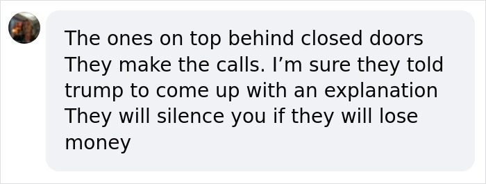 Comment discussing concerns about missing or deceased scientists and potential silencing behind closed doors.