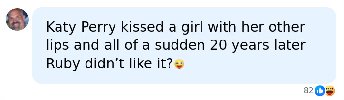 Screenshot of a social media comment discussing Ruby Rose and Katy Perry misconduct accusations and reactions. Screenshot of a social media comment discussing Ruby Rose and Katy Perry misconduct accusations and reactions.