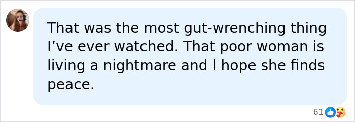 Comment expressing sympathy for Athena Strand&rsquo;s mom attending every court date due to heartbreaking reasons.