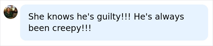 Screenshot of a social media comment reacting to Timothy Busfield&rsquo;s arrest allegations.