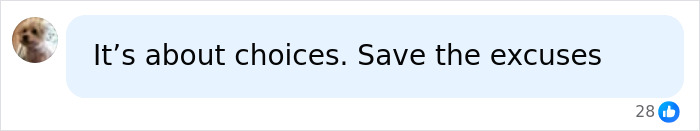 Social media post showing text about responsibility and choices, related to My 600-Lb. Life star Dolly Martinez news.