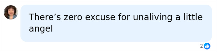 A user's message bubble with a profile picture, expressing profound sadness about Athena Strand's life tragically taken.