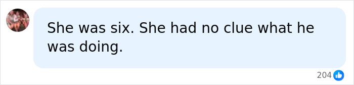 A comment lamenting Athena Strand's young age and innocence, highlighting the FedEx driver's inappropriate actions and its tragic outcome.