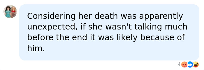 Screenshot of a social media comment discussing shocking details shared by Catherine O’Hara’s brother about days before her passing. Screenshot of a social media comment discussing shocking details shared by Catherine O’Hara’s brother about days before her passing.