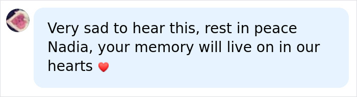 A message mourning the passing of Mel Gibson's secret love, Nadia, in a horrible swimming pool accident.