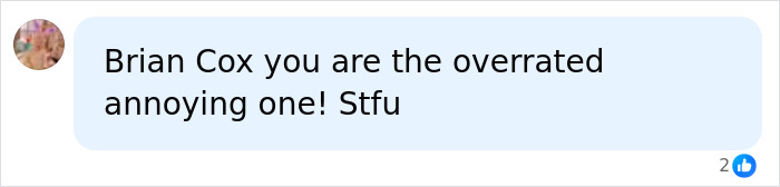 Comment criticizing Brian C*x as overrated and annoying, expressing backlash in an online discussion.