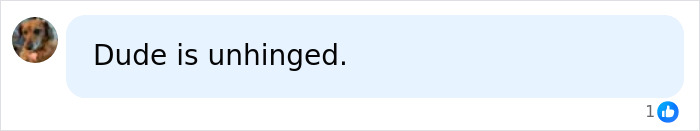 Comment bubble with text Dude is unhinged saying Brian C*x faces backlash after brutal dig at Margot Robbie and Daniel Day-Lewis