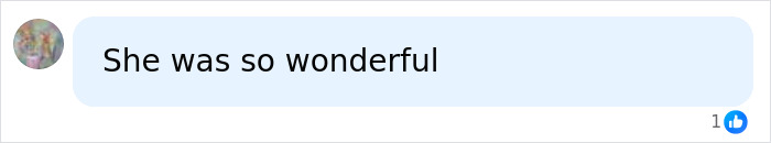 Comment bubble with text saying she was so wonderful, related to Catherine O’Hara’s brother sharing shocking detail before actress’ passing. Comment bubble with text saying she was so wonderful, related to Catherine O’Hara’s brother sharing shocking detail before actress’ passing.