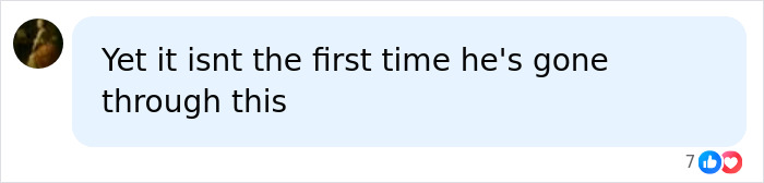 Comment about Timothy Busfield&rsquo;s arrest and Melissa Gilbert opening up, shown in a social media message with reactions.