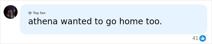 A social media comment reads: athena wanted to go home too. This relates to the FedEx Driver who slew Athena Strand.