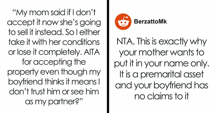 Woman Stands Firm On Accepting Property In Her Name, Boyfriend Takes It As A Personal Attack