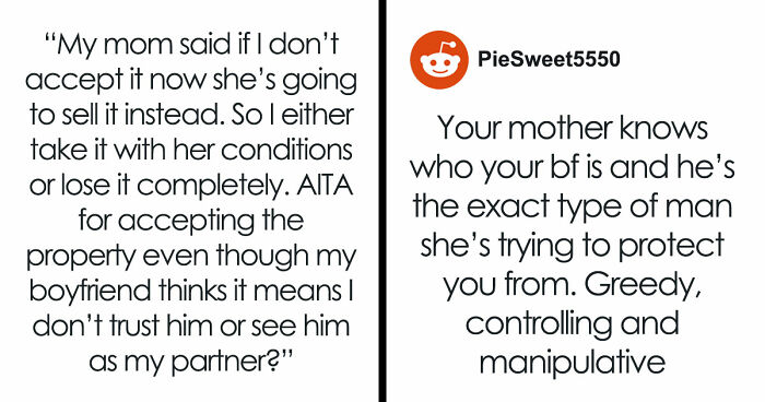 Woman Stands Firm On Accepting Property In Her Name, Boyfriend Takes It As A Personal Attack