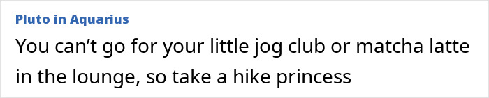 Estrela de reality show é solicitada a encobrir parte inesperada do corpo enquanto estiver no lounge de uma companhia aérea