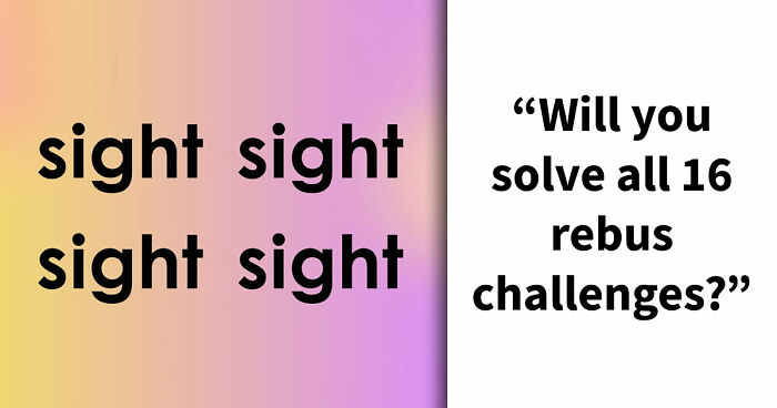 “Is Your IQ Higher Than Others’?”: 16 Rebus Puzzles To Prove Your Smarts