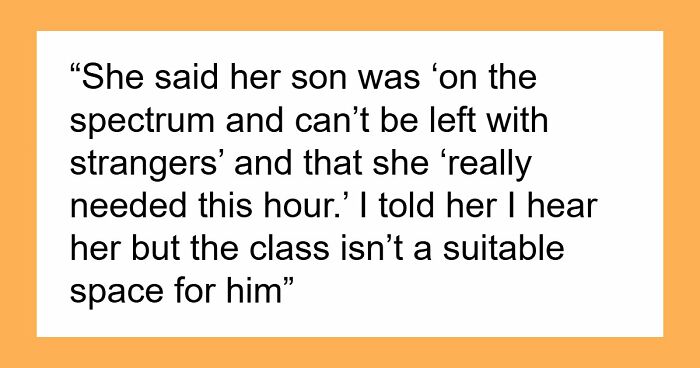 “iPad At Full Volume”: Mother Refuses To Find Babysitter For Autistic Son, Yoga Instructor Loses It