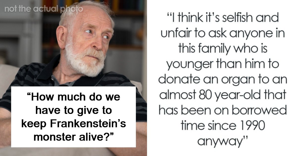 Man Refuses Kidney Donation to Father, Citing 'Frankenstein's Monster' Analogy