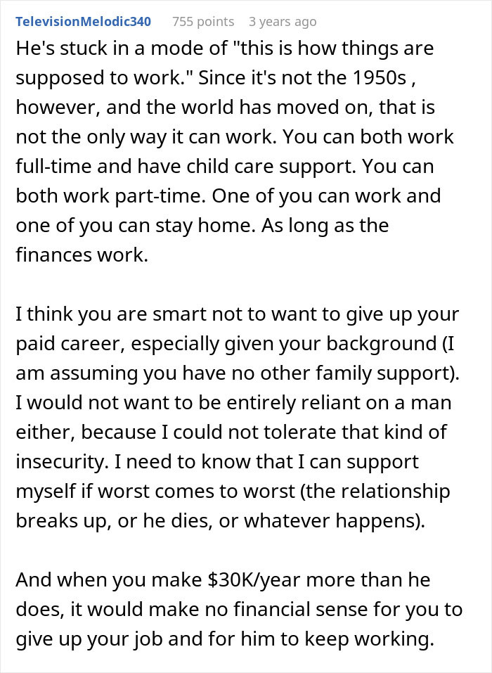 Man Calls Wife Selfish For Refusing To Become A SAHM While Cheating On Her The Entire Time Man Calls Wife Selfish For Refusing To Become A SAHM While Cheating On Her The Entire Time