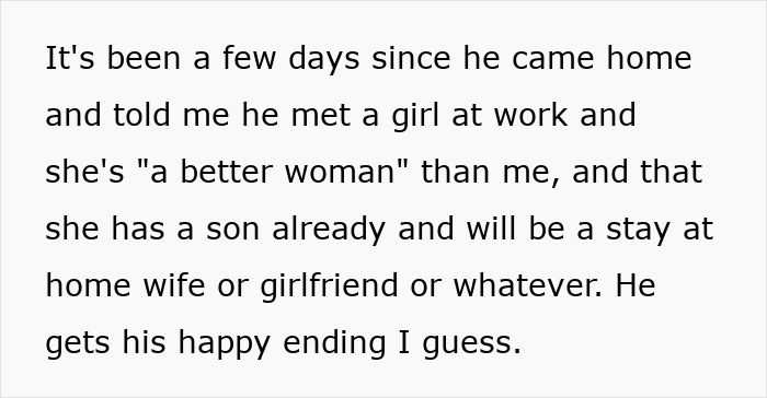 Man Calls Wife Selfish For Refusing To Become A SAHM While Cheating On Her The Entire Time Man Calls Wife Selfish For Refusing To Become A SAHM While Cheating On Her The Entire Time