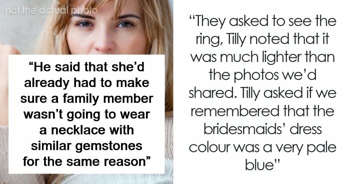 Woman Refuses To Remove Engagement Ring For Friend’s Wedding, Drama Follows