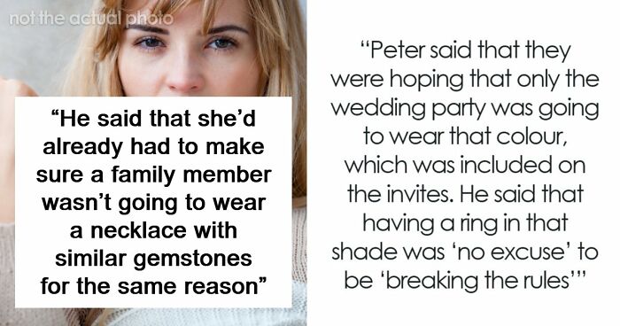 Woman Refuses To Remove Engagement Ring For Friend’s Wedding, Drama Follows