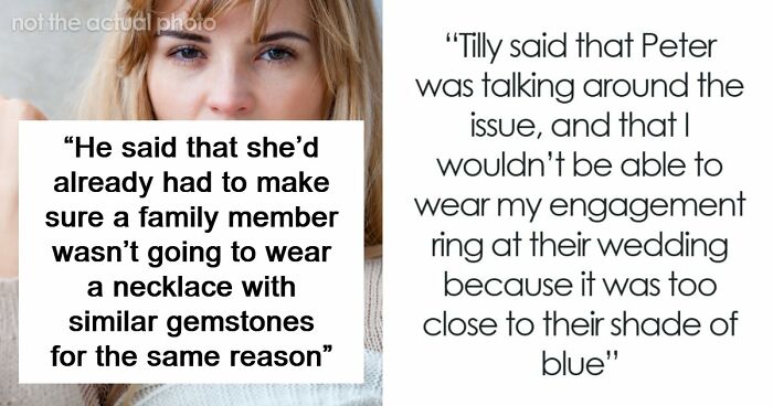 Woman Refuses To Remove Engagement Ring For Friend’s Wedding, Drama Follows