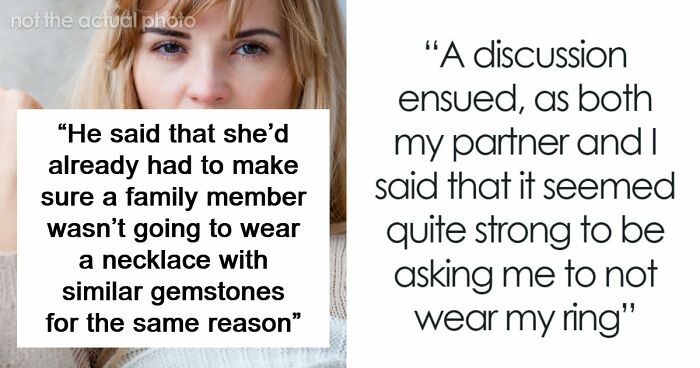 Woman Refuses To Remove Engagement Ring For Friend’s Wedding, Drama Follows