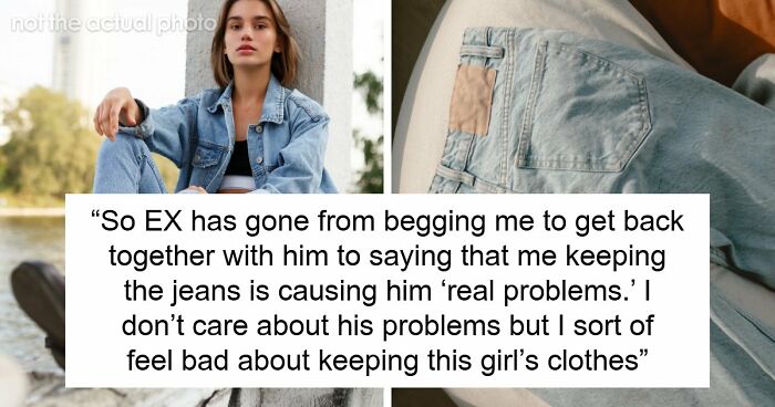 GF Finds BF In Bed With Another Woman, Takes Her Jeans As A “Trophy,” Not Realizing Their Story