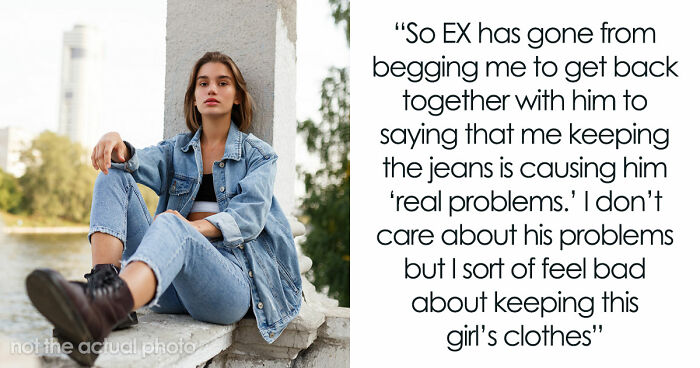 GF Finds BF In Bed With Another Woman, Takes Her Jeans As A “Trophy,” Not Realizing Their Story