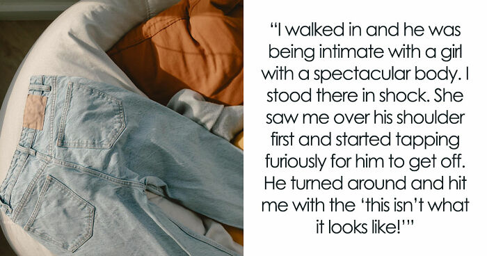 GF Finds BF In Bed With Another Woman, Takes Her Jeans As A “Trophy,” Not Realizing Their Story