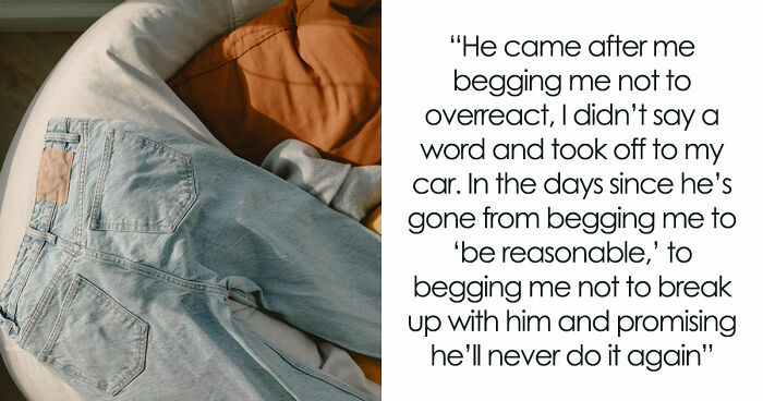 GF Finds BF In Bed With Another Woman, Takes Her Jeans As A “Trophy,” Not Realizing Their Story