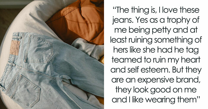 GF Finds BF In Bed With Another Woman, Takes Her Jeans As A “Trophy,” Not Realizing Their Story