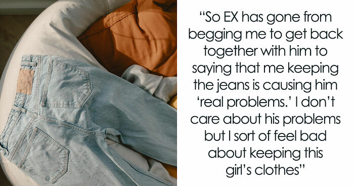 GF Finds BF In Bed With Another Woman, Takes Her Jeans As A “Trophy,” Not Realizing Their Story