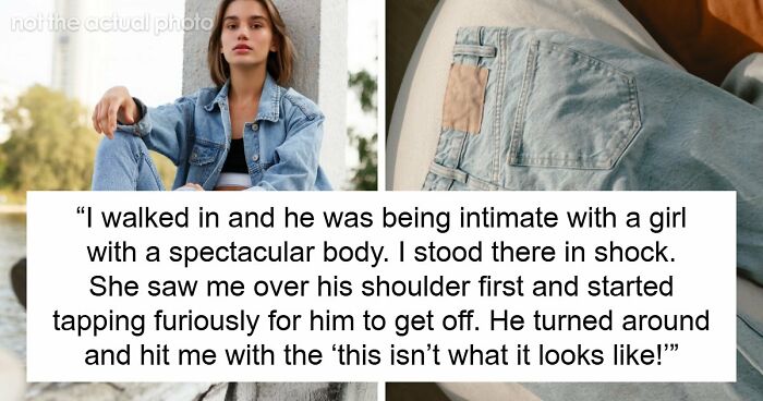 GF Finds BF In Bed With Another Woman, Takes Her Jeans As A “Trophy,” Not Realizing Their Story