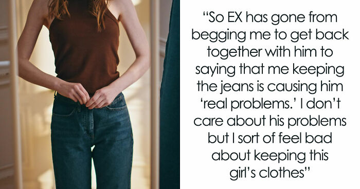 GF Finds BF In Bed With Another Woman, Takes Her Jeans As A “Trophy,” Not Realizing Their Story